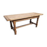 solid oak farmhouse table