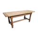 solid oak farmhouse table