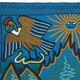 Artisanal Peruvian vintage wool tapestry