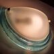 Pair of vintage half-moon wall sconces