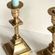 Pair of Vintage INDIA Solid Brass CANDLE HOLDERS
