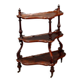 Antique Louis-Philippe walnut shelf, Italy, 19th century