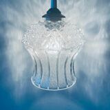 Vintage glass globe pendant lamp