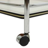 Vintage Drink Trolley Serving Cart Chrome Sixties