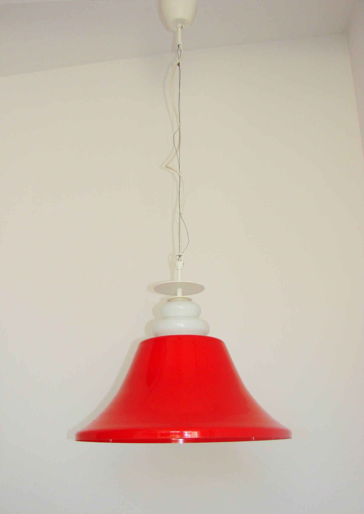 Suspension lumineuse Space Age, années 1970