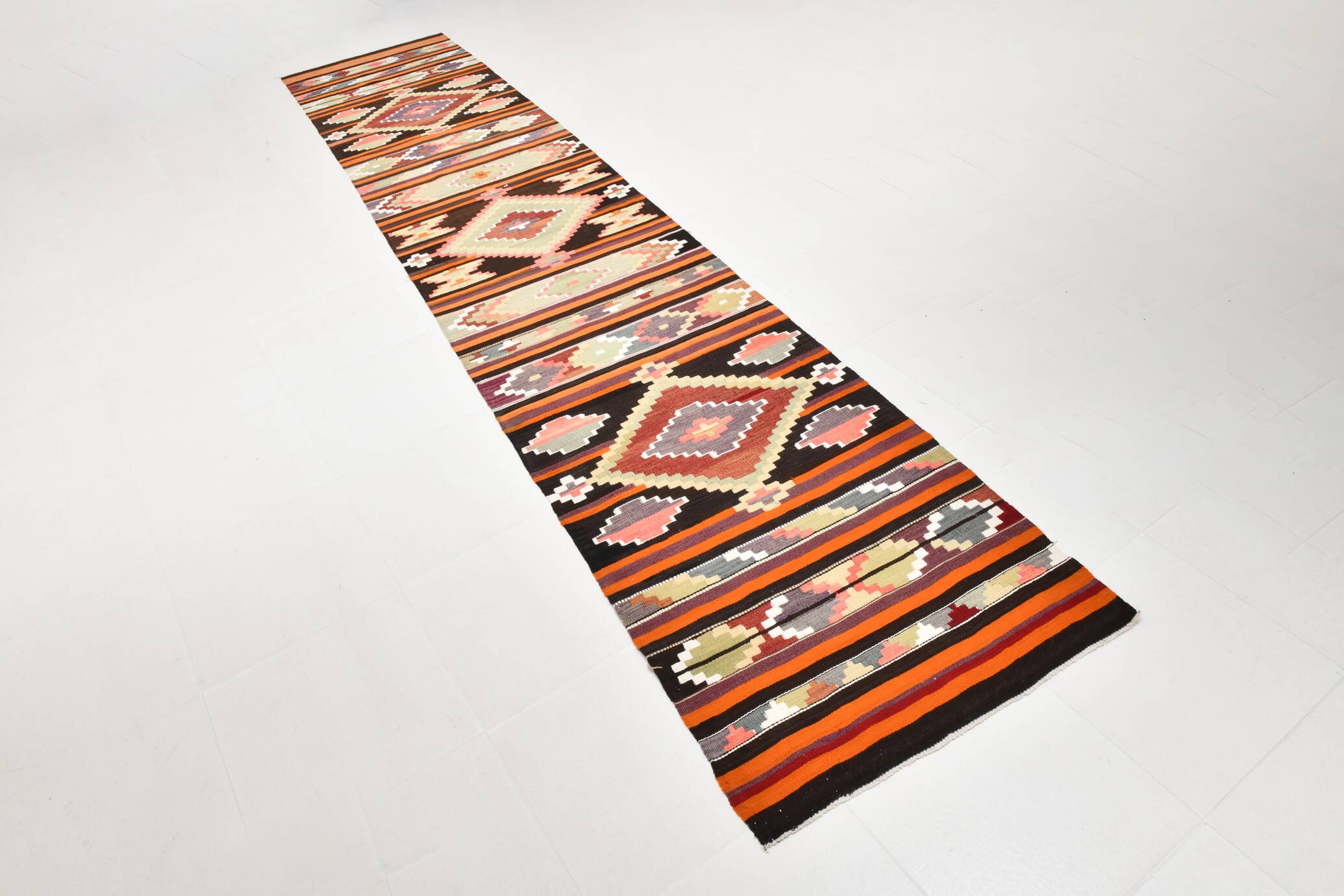 Tapis persan Kilim 3x13, 79x413Cm