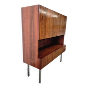 Cabinet vintage en palissandre / bar / meuble mural
