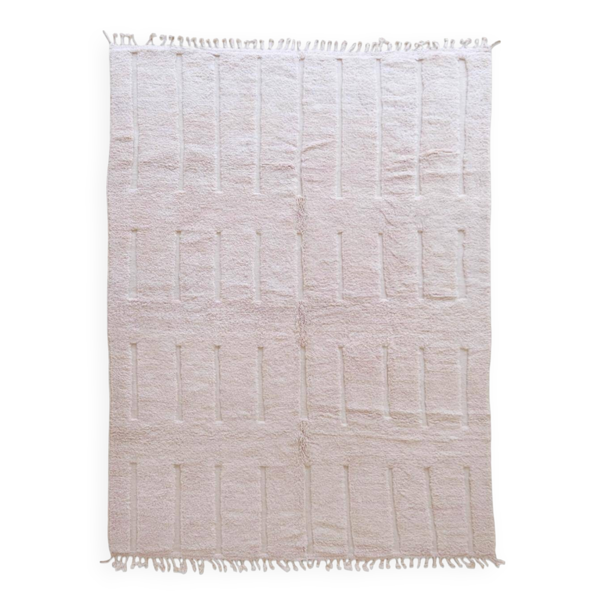 Tapis Rose poudré - 356 x 245 cm