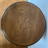 Wooden pedestal table