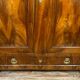 Important burgundy cabinet louis philippe period in walnut around 1830
