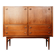 Scandinavian teak cabinet bar with integrated secretary, 1960s.