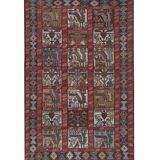 Vintage Turkish rug from Oushak, hand-woven 120x185 cm