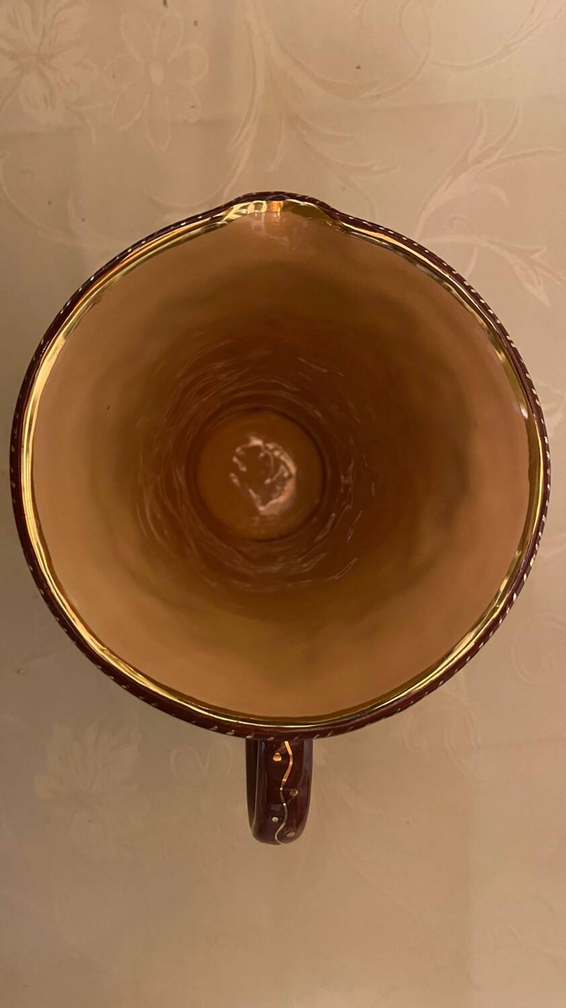 Vintage Deruta sign vase