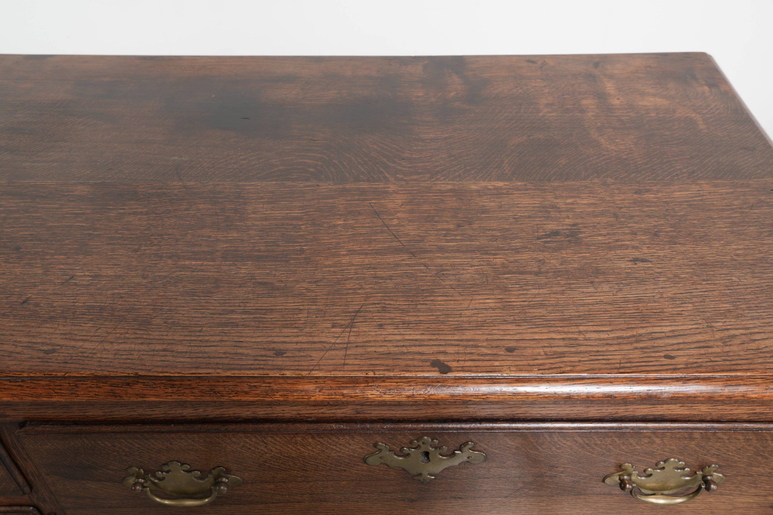Buffet anglais en chêne antique du XVIIIe siècle / Commode anglaise basse