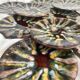 Saint Jean de Bretagne earthenware dessert plates