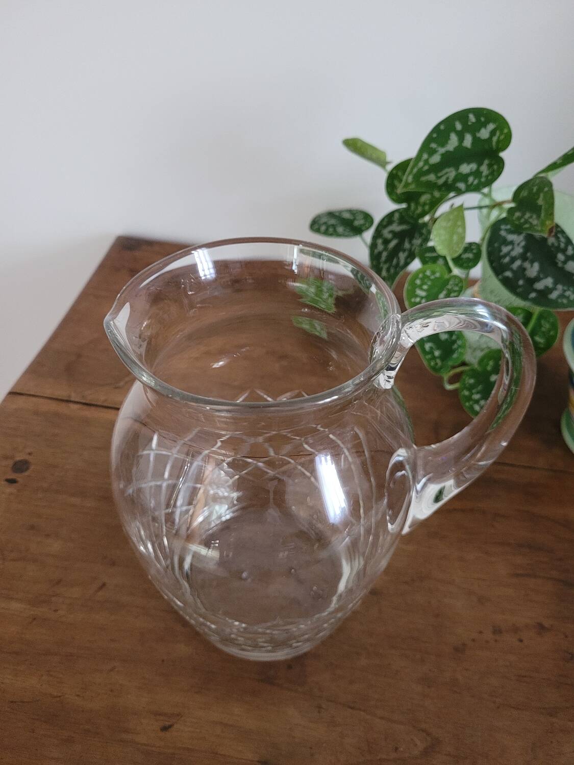 Pichet n°1 en cristal ciselé / taillé