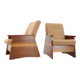 Pair of armchairs czechoslovakia, 1970s