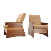Pair of armchairs czechoslovakia, 1970s