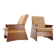 Pair of armchairs czechoslovakia, 1970s