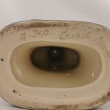 Floral ceramic candlestick, Cerart Monaco, Vintage