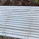 Vintage white rattan wall shelf