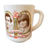 Mug cup arcopal collector's wedding Prince Charles ' Diana 1984