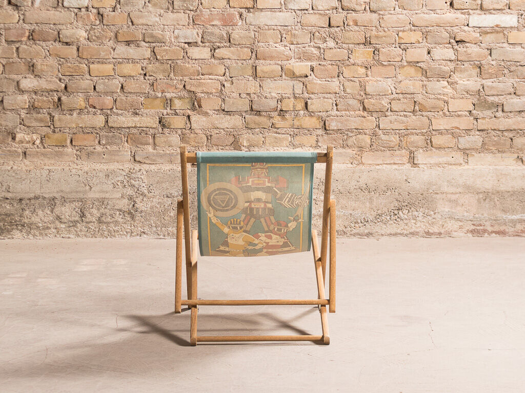 Chilean - Children's deckchair with Goldorak and Power Rangers motifs, 1988