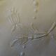 Pair of pillowcases cotton embroidered "rose Bud"