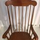 Rocking chair in blond wood