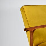 Fauteuil en velours 04-b, 1970