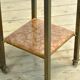 French marble and brass side table, circa 1920