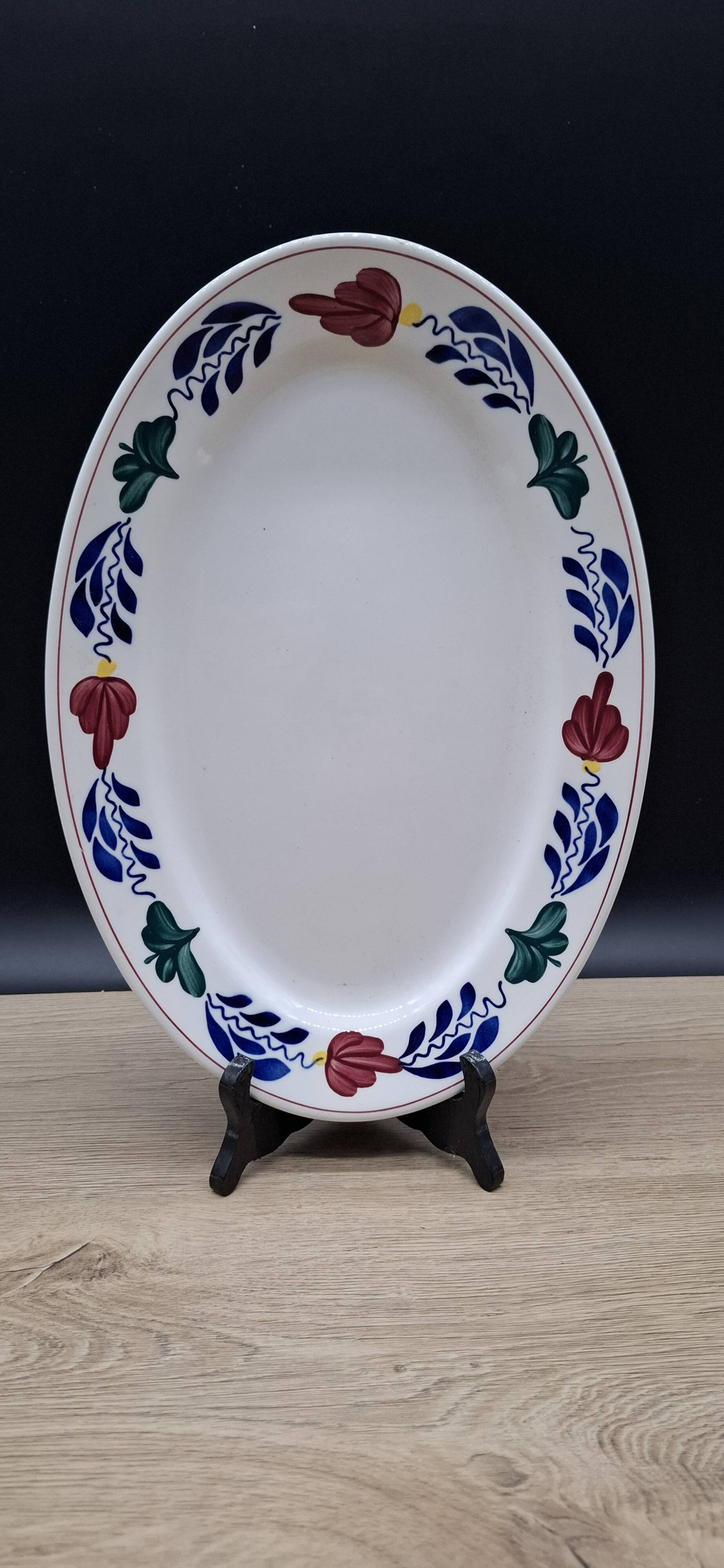 Plat ovale Boerenbont Boch