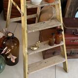 Old wooden painter's stepladder