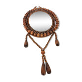 Mirror in pearls, 1970  22x60cm
