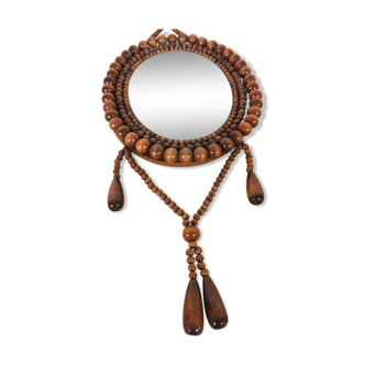 Mirror in pearls, 1970  22x60cm
