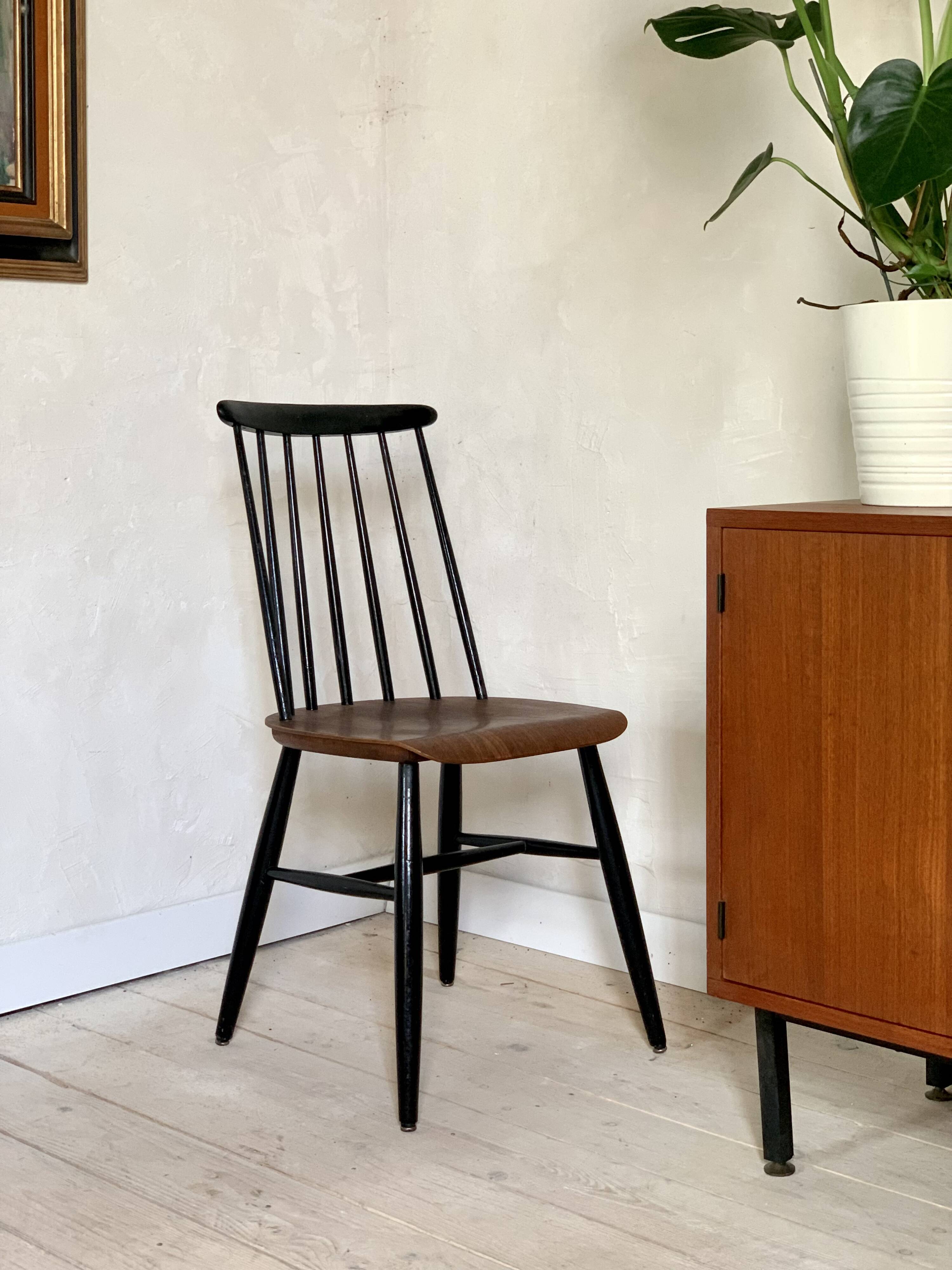 Stol tapiovaara style chair with bars