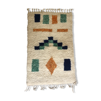 Moroccan Berber carpet Beni Ouarain 2x1.27m