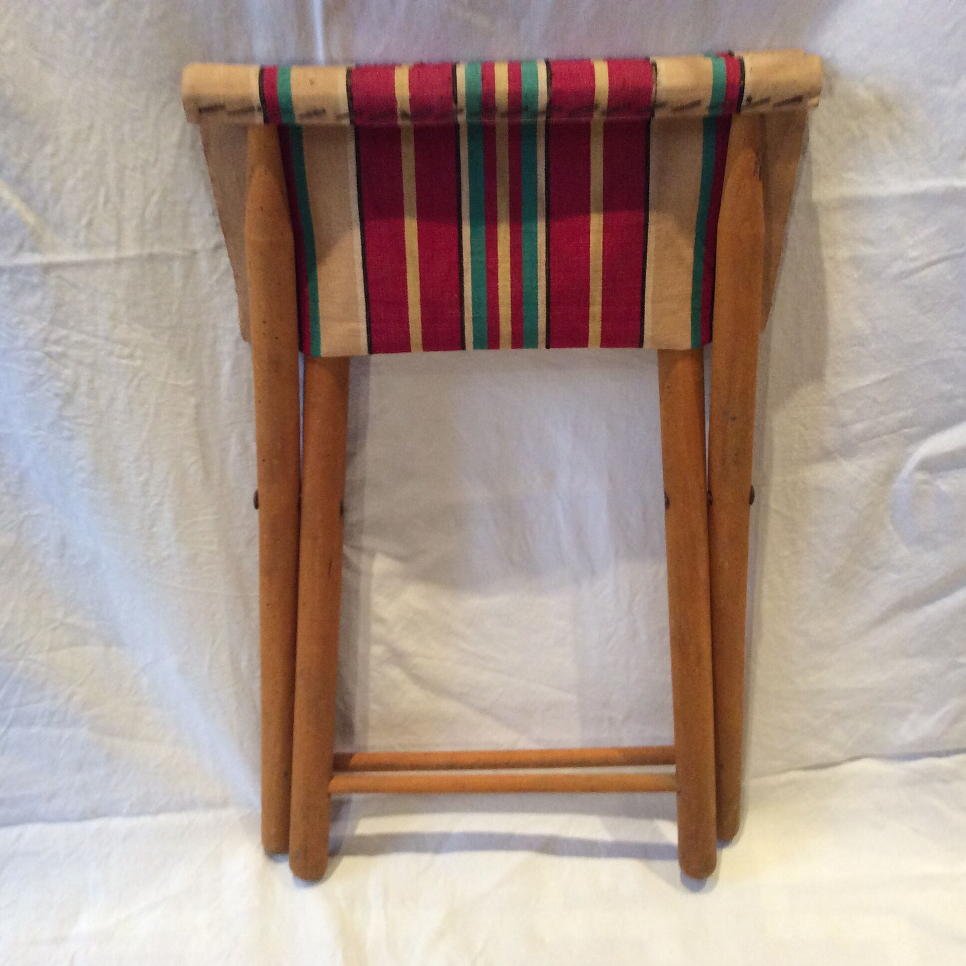 Folding vintage stool