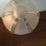 Vintage frosted glass hanging