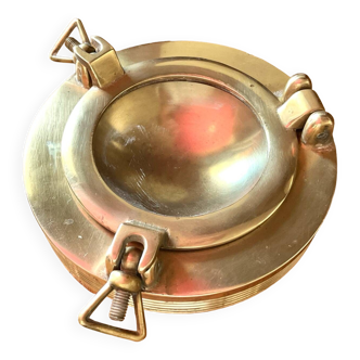 Brass porthole ashtray