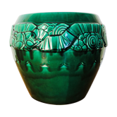 Cache pot en céramique art déco