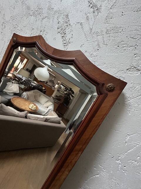 Large beveled mirror
