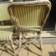 4 vintage bistrot de Paris rattan chairs