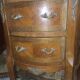 Paire de chevet style Louis xv marqueté