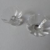 Two crystal candlesticks