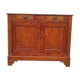 Old Parisian buffet in rustic oak 2 drawers 2 doors vintage country storage unit