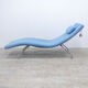 Softline Sense blue chaise longue