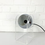 Table lamp space age sphere chrome plexiglass, 1960/1670