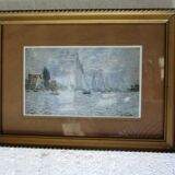 Old gilded wood frame for subject of 150 x 215