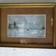 Old gilded wood frame for subject of 150 x 215